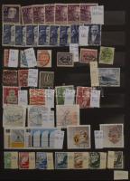 Nagyrészt postatiszta és tengerentúli tétel nagyon sok motívummal, rengeteg új bélyeggel 8 db A/4 be...