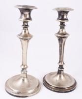 Fém gyertyatartó szett, m: 24 cm