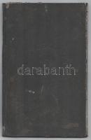1916 Kassa, a Kassai Kir. Állami Jogakadémia fényképes leckekönyve Kmetty Lajos részére, Eöttevényi ...
