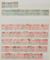 Magyar többpéldányos tétel a krajcárosoktól kb 1920-ig, 30 fehér lapos A/4 berakóban