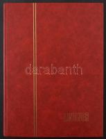 16 fehér osztott lapos LINDNER berakó benne magyar bélyegek az 50-es 60-as évekből