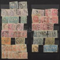 Több példányos összeállítás a krajcárosoktól kb a 40-es évekig, 16 fekete osztott lapos berakóban