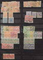 Több példányos összeállítás a krajcárosoktól kb a 40-es évekig, 16 fekete osztott lapos berakóban