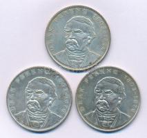 1994. 200Ft Ag "Deák" (3x) T:AU, XF patina
Adamo F13.1