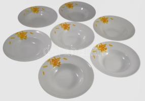 Home &amp; Deco 7 darabos nagyméretű pasta kínálótál készlet, jelzett, hibátlan, d: 27 cm