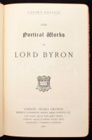 The Poetical Works of Lord Byron. London, 1910, Oxford University Press. Kiadói egészbőr kötés, aranyozott lapélek, gerinc kissé sérült, kissé kopottas állapotban.