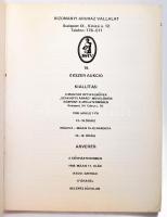 Vegyes aukciós katalógus tétel, főként BÁV katalógusok