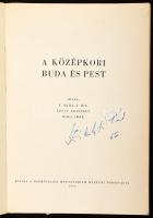 F. Mihály - Lócsy - Holl: A középkori Buda és Pest. Bp., 1955, Népművelési Minisztérium. Kiadói papí...