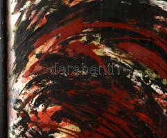 Wagner János (1936-2022): Förgeteg, 2021. Vegyes technika, papír, jelezve jobbra lent. Hátoldalán au...