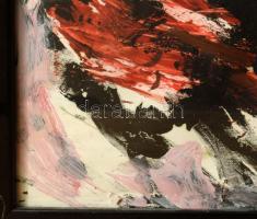 Wagner János (1936-2022): Förgeteg, 2021. Vegyes technika, papír, jelezve jobbra lent. Hátoldalán au...