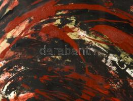 Wagner János (1936-2022): Förgeteg, 2021. Vegyes technika, papír, jelezve jobbra lent. Hátoldalán au...