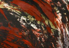 Wagner János (1936-2022): Förgeteg, 2021. Vegyes technika, papír, jelezve jobbra lent. Hátoldalán au...