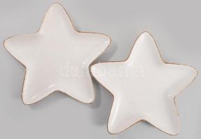 Butlers csillag alakú kínáló pár, jelzett, hibátlan, d: 26 cm