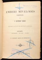 P. Szathmáry Károly: Az emberi mívelődés története I-III. Bp., 1881, Tettey Nándor és Társa. Félvász...