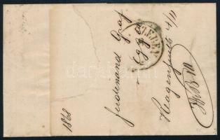1868 Levél "KLAGERFURT" - Hermanstadt