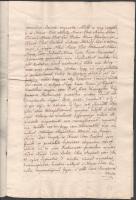 1823 Pest, József nádor (1776-1847) nevében kiállított irat pótharasztpusztai birtok eladásáról, 5 é...