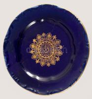 Zsolnay gyűrűtartó tálka, jelzett, d: 8,5 cm