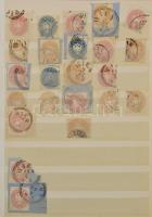 Ausztria tétel klasszikus és régi bélyegek 10 lapos közepes berakóban