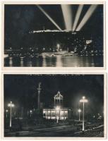 4 db RÉGI 1938-as Eucharisztikus Kongresszus képeslap, közte 2 fotó és 2 grafikai, egyik Börtsök szignóval / 4 pre-1945 Eucharistic Congress postcards