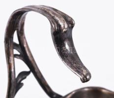 Berndorf kínáló, jelzett, 18x18x16 cm