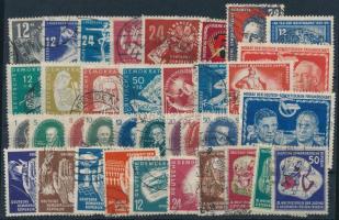 NDK Kis tétel, 36 db bélyeg stecklapon