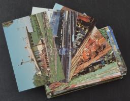 VONATOK - 94 db MODERN megíratlan amerikai képeslap / USA TRAINS, LOCOMOTIVES - 94 MODERN unused American postcards
