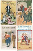 HUMOR - 34 db főleg 1950 előtti motívum képeslap / HUMOUR - 34 mainly pre-1950 motive postcards