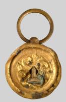 Doboznyi réz bútordísz, bútorveret, ajtókopogtató