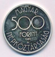 1989. 500Ft Ag "Labdarúgó Világbajnokság 1990 - két játékos" kapszulában T:AU (eredetileg ...