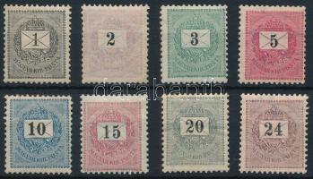 1898 8 klf bélyeg (ráncok, saroktörés) (min 26.500)
