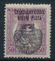 Szakolca 1919 Zita 50f. Signed: Bodor