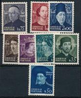 Portugália 1949 Mi 730-737 (Mi EUR 110,-) (0.50 E falcos / hinged)