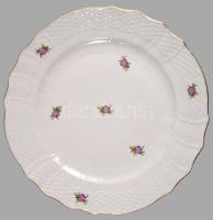 Herendi virágmintás kínáló, jelzett, 2. oszt., hibátlan, d: 27,5 cm