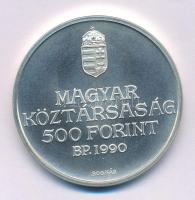 1990. 500Ft Ag "Kölcsey Ferenc születésének 200. évfordulója" kapszulában T:BU Adamo EM116