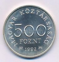 1992. 500Ft Ag "Károly Róbert" kapszulában T:BU Adamo EM123