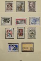 Ausztria gondosan kezelt szép gyűjtemény 1968-1981 Lindner falcmentes előnyomott albumban