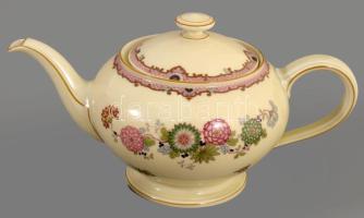 Thomas Bavaria porcelán teás készlet, hat személyes Matricás, jelzett, hibátlan