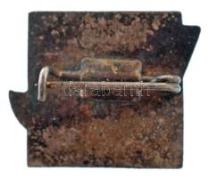 1969. "Páncélvonat 1919-69" festett fém jelvény (16x20mm) T:XF