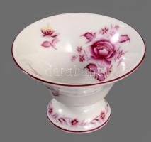 3 darabos Herendi asztali készlet. rózsa mintás. Kézzel festett, jelzett, hibátlan d: 8 cm, 5,5 cm