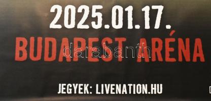 2025 Ganxsta Zolee és a Kartell, 30 éves jubileumi koncert, Budapest Aréna, plakát, papír, feltekerv...