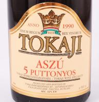 1990 Tokaji Aszú 5 Puttonyos, édes fehér desszertbor, 12%, 0,5l