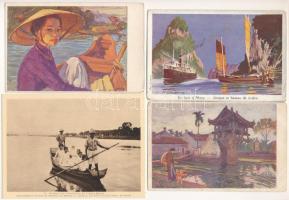 INDOKÍNA - 37 db régi és modern képeslap / INDOCHINA - 37 pre-1950 and modern postcards