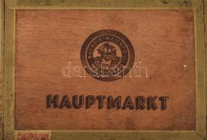 Hauptmarkt szivar, doboz, tartalommal 20x14 cm