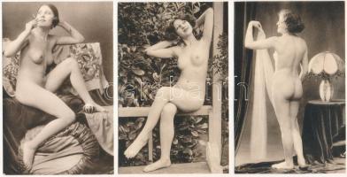 37 db RÉGI vintage erotikus hölgyek képeslap és lap / 37 pre-1945 vintage erotic women postcards and...