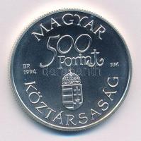 1994. 500Ft Ag "Régi dunai hajók - Carolina" kapszulában, T:BU Adamo EM134