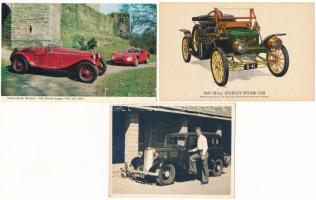AUTÓK, KOCSIK - 24 db főleg MODERN képeslap / AUTOMOBILES, CARS - 24 mainly MODERN postcards