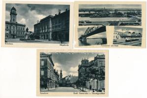 64 db RÉGI megíratlan magyar város képeslap (Weinstock) / 64 pre-1945 unused Hungarian town-view pos...