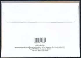 2025 In Memoriam Ferenc pápa blokk FDC-n