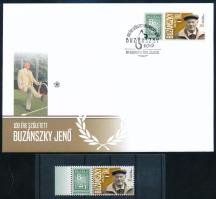 2025 100 éve született Buzánszky Jenő megszemélyesített Belföld bélyeg + FDC-n