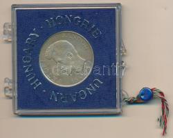 1948. 5Ft Ag "Petőfi" plombalt MNB plasztik tokban T:AU, XF patina Adamo EM1